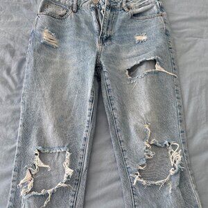 Pac Sun Distressed Mom Jean - Size 26
